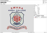 Swahatext Embroidery File 6 sizes