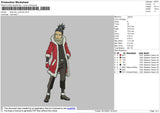 Shikamaru Christmas Embroidery