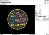 Sipscircle Embroidery File 6 sizes