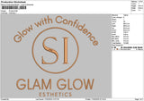 Si Back Embroidery File 6 sizes