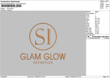 Si Front Embroidery File 6 sizes