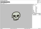 Skullpatch Embroidery File 6 sizes
