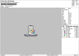Skycellulartext Embroidery File 6 sizes