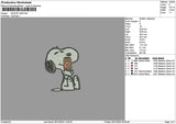 Snoopy Anw Embroidery File 6 sizes