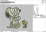 Snoopy Bandage V2 Embroidery File 6 sizes