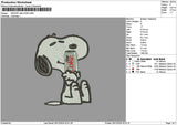 Snoopy Coke 03 Embroidery File 6 sizes