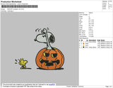 Snoopy Pumpkin V2 Embroidery