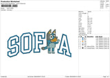 SOFIA Embroidery File 6 size