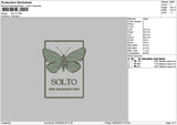 Soltotext Embroidery File 6 sizes