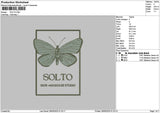 Soltotext Embroidery File 6 sizes
