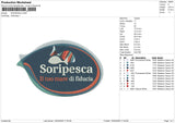 SORIPESCA Embroidery File 6 sizes
