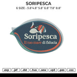 SORIPESCA Embroidery File 6 sizes