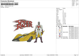 SPEED RACER Embroidery File 6 size