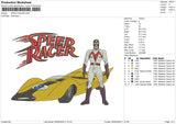 SPEED RACER Embroidery File 6 size