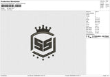 SS logo Embroidery File 6 size