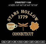 Starstext 1109 Embroidery File 6 sizes