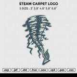 STEAM CARPET LOGO Embroidery