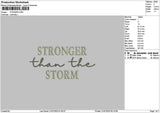 Strongertext 2107 Embroidery File 6 sizes