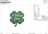 ST PATRICK Embroidery File 6 size