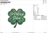 ST PATRICK Embroidery File 6 size