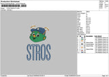 Strostext V2 Embroidery File 6 sizes