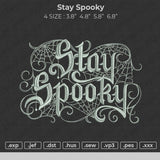 Stay Spooky Embroidery