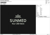 Sunmed Embroidery File 6 sizes