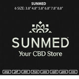 Sunmed Embroidery File 6 sizes