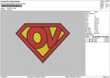 Ov Super Embroidery File 6 sizes
