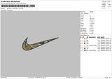 Swoosh x Kakashi v3 Embroidery File 6 sizes