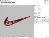 Swoosh Anime 004 Embroidery
