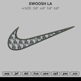 Swoosh LA Embroidery