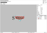 S Cars Embroidery File 6 sizes