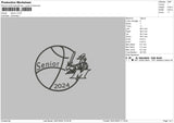 Senior 24 Embroidery File 6 sizes