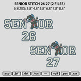 Senior Stitch 26 27 Embroidery 2 Files