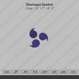 Sharingan Symbol Embroidery