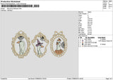 Ducks Halloween Embroidery File 6 sizes