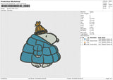 Snoopy winter Embroidery File 6 size