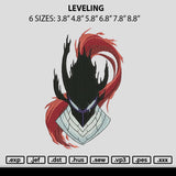 Leveling Embroidery File 6 sizes