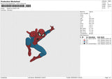 Spiderman 28325 Embroidery File 6 size