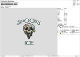 Pumpkintext 1607 Embroidery File 6 size