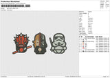 Star Wars Cibby Embroidery File 6 size