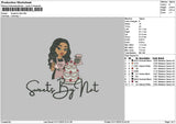 Sweetsbytext Embroidery File 6 sizes