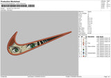 Swoosh Nico Robin Embroidery