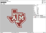 Map Tamtext Embroidery File 6 sizes