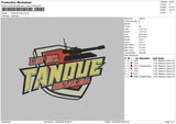 Tanduetext Embroidery File 6 sizes