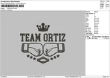 Ortiztext Embroidery File 6 sizes