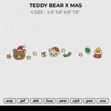 TEDDY BEAR X MAS Embroidery