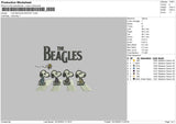 Snoopy 1910 Embroidery File 6 sizes