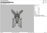 Angelic Embroidery File 6 sizes